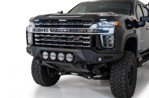 Chevrolet 3500 Bumper - Front - Addictive Desert Designs - Bomber - Hammer Black - `20-`23